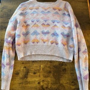 Colorful Patterned Women's Sweater